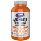 NOW Foods Arginine & Ornithine 500 mg / 250 mg - 250 Veg Capsules