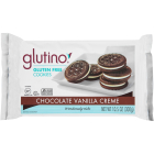 Glutino Gluten Free Chocolate Vanilla Crème Cookies, 10.6 oz. Pack