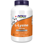 NOW Foods L-Lysine 500 mg - 250 Tablets