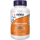 NOW Foods L-Methionine 500 mg - 100 Veg Capsules