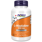 NOW Foods L-Histidine 600 mg - 60 Veg Capsules