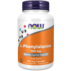 NOW Foods L-Phenylalanine 500 mg - 120 Veg Capsules