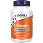 NOW Foods L-Tyrosine 750 mg, Extra Strength - 90 Veg Capsules