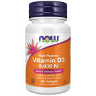 NOW Foods Vitamin D-3 5000 IU - 120 Softgels