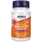 NOW Foods Vitamin D-3 5000 IU - 240 Softgels
