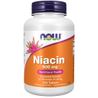 NOW Foods Niacin 500 mg - 250 Tablets