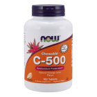 NOW Foods Vitamin C-500 Orange Chewable - 100 Tablets