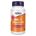 NOW Foods MK-7 Vitamin K-2 100 mcg - 120 Veg Capsules