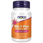 NOW Foods MK-7 Plus with K1 & MK-4 - 90 Veg Capsules