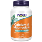 NOW Foods Calcium & Magnesium - 100 Tablets