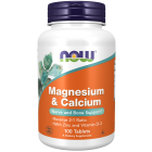 NOW Foods Magnesium & Calcium - 100 Tablets