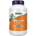 NOW Foods Magnesium 400 mg - 180 Veg Capsules