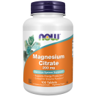 NOW Foods Magnesium Citrate 200 mg - 100 Tablets