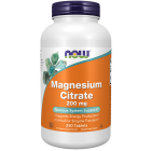 NOW Foods Magnesium Citrate 200 mg - 250 Tablets