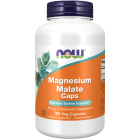 NOW Foods Magnesium Malate Caps - 180 Veg Capsules