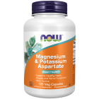 NOW Foods Magnesium & Potassium Aspartate - 120 Veg Capsules