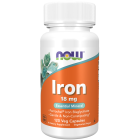 NOW Foods Iron 18 mg - 120 Veg Capsules