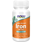 NOW Foods Iron 36 mg, Double Strength - 90 Veg Capsules