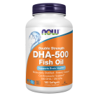 NOW Foods DHA-500 Fish Oil, Double Strength - 180 Softgels