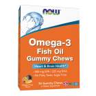 NOW Foods Omega-3 Fish Oil - 36 Gummy Chews