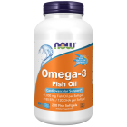 NOW Foods Omega-3, Molecularly Distilled - 200 Fish Softgels