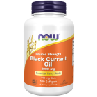 NOW Foods Black Currant Oil, Double Strength 1000 mg - 100 Softgels