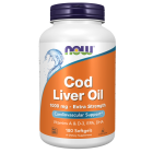 NOW Foods Cod Liver Oil, Extra Strength 1,000 mg - 180 Softgels