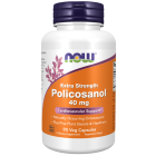 NOW Foods Policosanol, Extra Strength 40 mg - 90 Veg Capsules