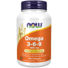 NOW Foods Omega 3-6-9 1000 mg - 100 Softgels