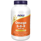 NOW Foods Omega 3-6-9 1000 mg - 250 Softgels