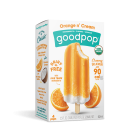 GoodPop Organic Dairy-Free Frozen Fruit Bars, Orange n' Cream, 4 Count