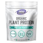 NOW Foods Plant Protein, Organic Unflavored Powder - 1 lb.