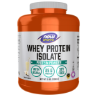 NOW Foods Whey Protein Isolate, Creamy Vanilla Powder - 5 lbs.