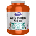 NOW Foods Whey Protein Isolate, Creamy Chocolate Powder - 5 lbs.