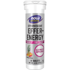 NOW Foods Effer-Energy Effervescent Tropical Punch - 10 Tablets/Tube