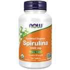 NOW Foods Spirulina Double Strength, 1000 mg Organic - 120 Tablets