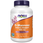 NOW Foods D-Mannose 500 mg - 120 Veg Capsules