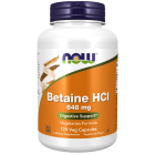 NOW Foods Betaine HCl 648 mg - 120 Veg Capsules