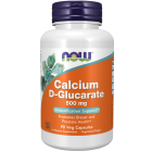 NOW Foods Calcium D-Glucarate 500 mg - 90 Veg Capsules