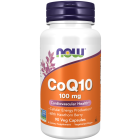 NOW Foods CoQ10 100 mg with Hawthorn Berry - 90 Veg Capsules