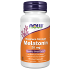 NOW Foods Melatonin, Maximum Strength 20 mg - 90 Veg Capsules