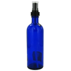 Sanctum Empty Blue Glass Bottle with Pump, 200 ml.