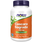 NOW Foods Cascara Sagrada 450 mg - 250 Veg Capsules