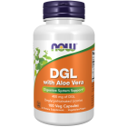 NOW Foods DGL with Aloe Vera - 100 Veg Capsules