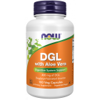 NOW Foods DGL with Aloe Vera - 100 Veg Capsules