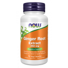 NOW Foods Ginger Root Extract 250 mg - 90 Veg Capsules