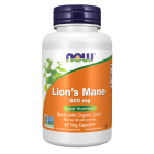 NOW Foods Lion's Mane 500 mg - 60 Veg Capsules