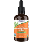 NOW Foods Ashwagandha Extract Liquid, Organic - 2 fl. oz.