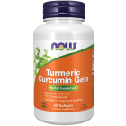 NOW Foods Turmeric Curcumin Gels - 60 Softgels