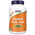 NOW Foods Psyllium Husk Caps 500 mg - 500 Veg Capsules